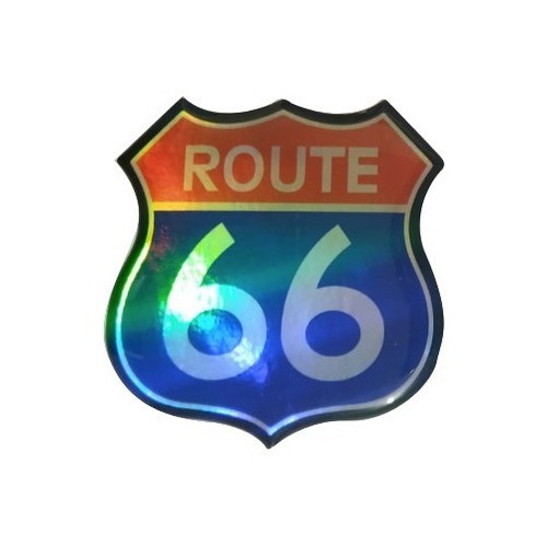 Stickers Calca, Route 68 Escudo Resina Relieve 3d