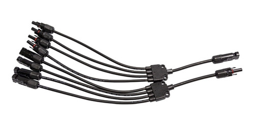 Imagen 1 de 6 de 1 Juego Cable Conector Mc4 Branch 4 A 1 Union Paralelo Panel