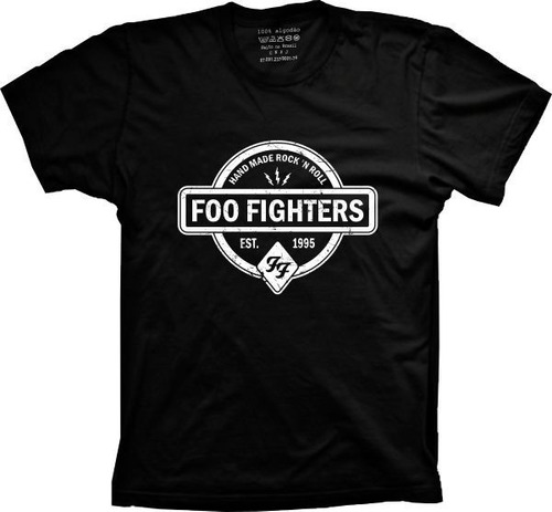 Camisa, Camiseta Silk Legal Foo Fighters Exclusiva Linda Top