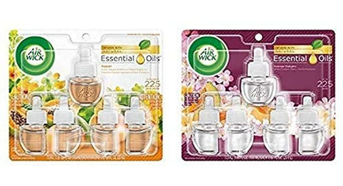 Air Wick Enchufe De Aceites Aromáticos 5 Recargas, Hawaii, (