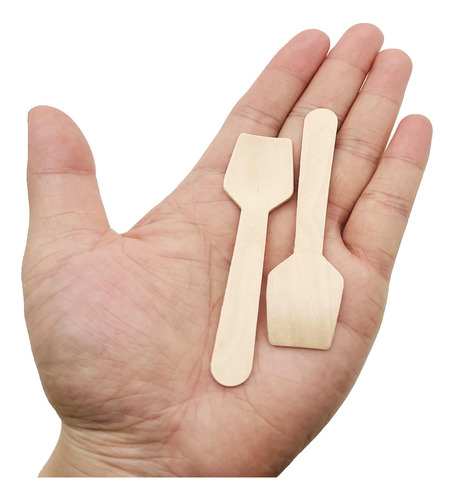 Mini Cucharas De Madera, 4 Pulgadas, 200 Unidades, Cucharas