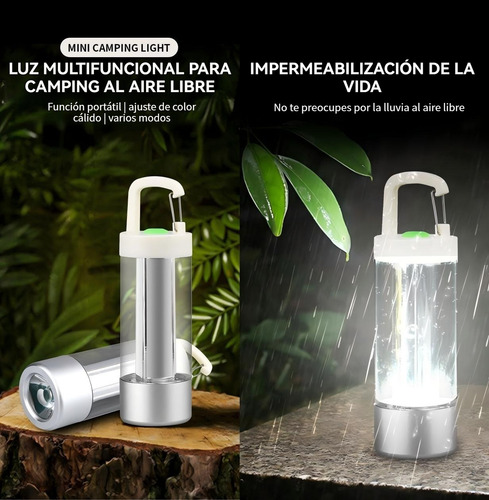 Mazoom E-hyl801 Lampara Camping Led Linternas Recargables