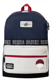 Mochila Escolar Naruto Sasuke Con Porta Laptop