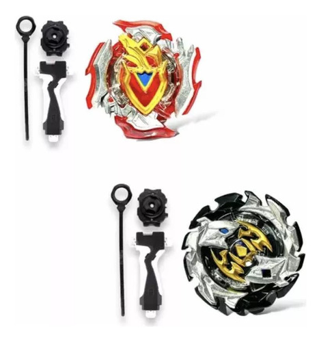 Juguete Beyblade Set De 6pcs Con 2 Lanzadores