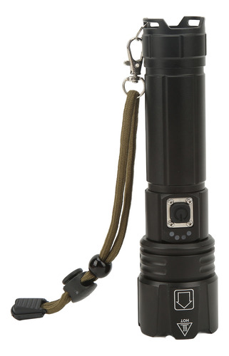 Linterna Led Recargable De 30 W Blanca De 1200 Lm De Alto Br