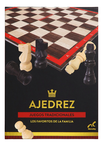 Ajedrez Clásico De Lujo Piezas Madera Juegos Tradicionales