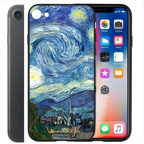 Carcasa Funda Protectora Oleo Van Gogh Para iPhone 7,  8, Se