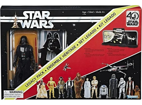 Star Wars The Black Series 6 Darth Vader 40th Legacy Pack