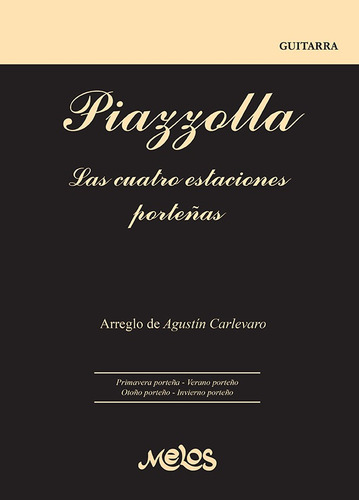 Mel4016 - Las Cuatro Estaciones Porteñas - Astor Piazzolla
