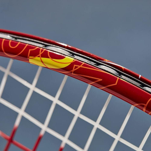 Raqueta de tenis Wilson Us Open 23, color rojo/amarillo