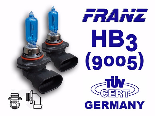 Bombillos Hb3 - 9005 Franz Germany Xenón Blue 100w (par)