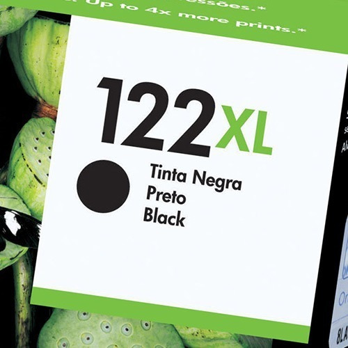 Imagem 3 de 3 de Cartucho Hp 122xl Preto Novo Original Lacrado