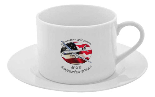 Taza Y Plato Desayuno Te Café Fuerza Aerea Cod A89