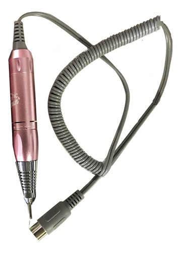 Caneta Para Motor Porquinho Lixadeira Elétrica Nail Drill Cor Rosa