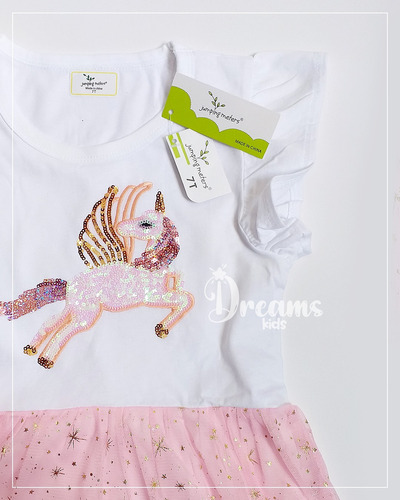 Vestido Tutu Para Niñas Unicornio - Jumping Beans