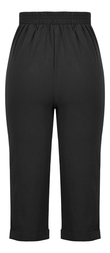 Cuna Cómoda Casual Con Bolsillo, De Lino Liso, Color Capris