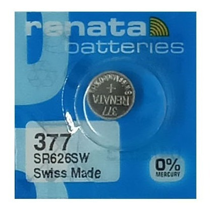 Pila Renata 377 / Sr626sw 1,5v Suiza 0% Mercurio Unidad