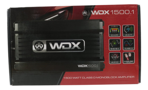 Potente Amplificador De Db Drive Wdx1500.1 1500w Class D