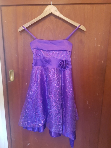 Vestido Nena Talle 6 Años Strapless Fiesta Belleza 1 Postur