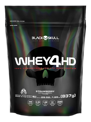 Whey 4hd Rf 837g Strawberry