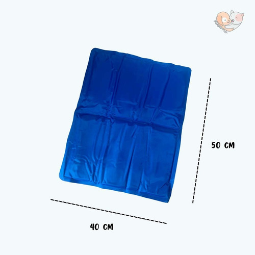 Imagen 4 de 10 de Manta Refrescante Refrigerante Para Perros Gel Frio 40x50cm