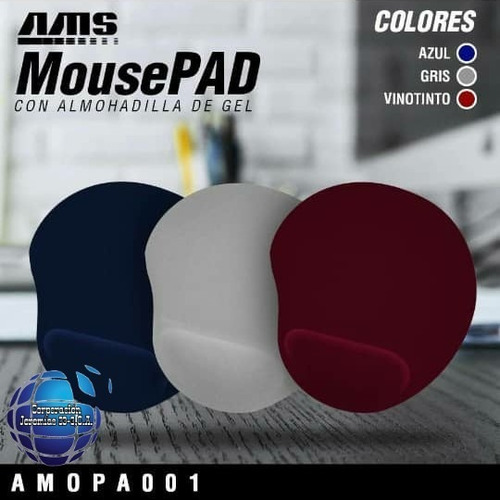 Mouse Pad De Gel Con Descansador De Muñeca