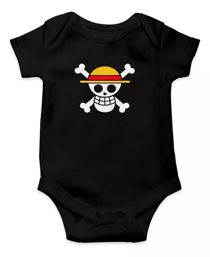 Body Infantil Luffy One Piece  Roupa Infantil para Bebê Casa