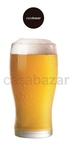 Imagen 4 de 7 de Vaso De Vidrio Rigolleau Pinta Cerveza 540ml X6 Unidades