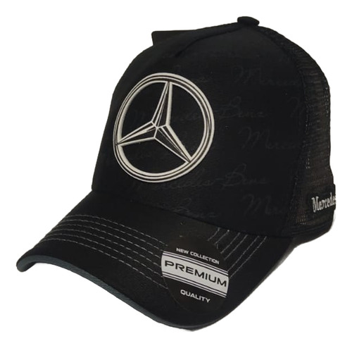 Gorra Premium Trucker F1 - Franco Colapinto Mercedes M Mercedes Negra
