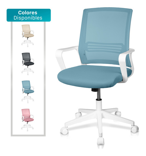 Silla Oficina Ergonómica Giratoria De Escritorio Moderna