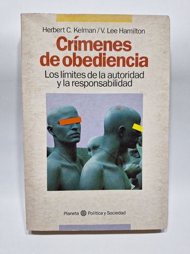 Antiguo Libro Crimenes De Obediencia 1989 Le750