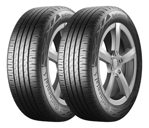 Kit 2 Pneus Continental 195/55r16 Contiecocontact 6 91v Xl