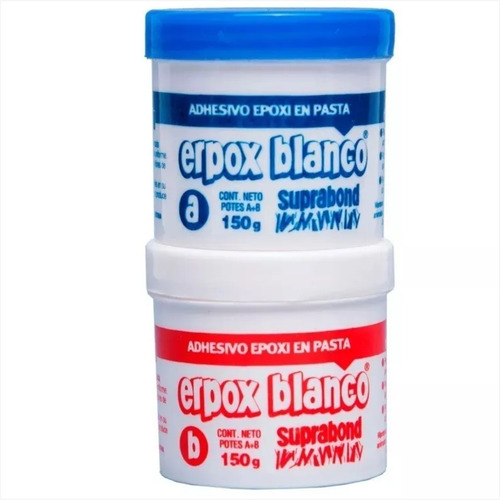 Adhesivo Epoxi En Pasta Erpox Blanco Suprabond
