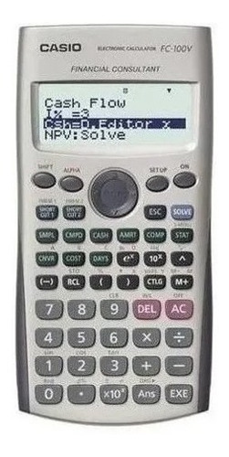 Calculadora Financiera Casio Fc-100v 