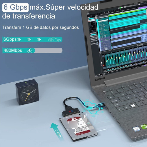 X Cable Adaptador Usb 3.0 A Sata 2.5 Para Discos Duros