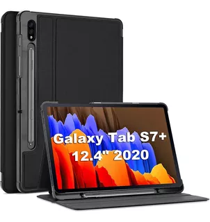 Funda Procase Samsung Galaxy Tab S7 Plus + Soporte Negro