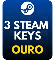 Comprar 3 Chaves Aleatória Steam Ouro - 3 Steam Random Key