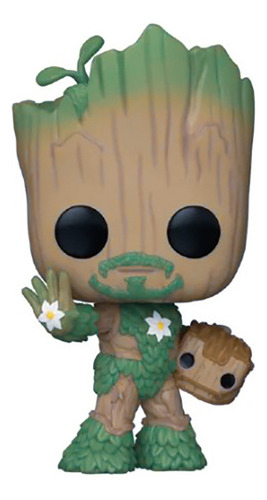 Figura De Acción 1393 Marvel Somos Groot Como Iron Man Funko