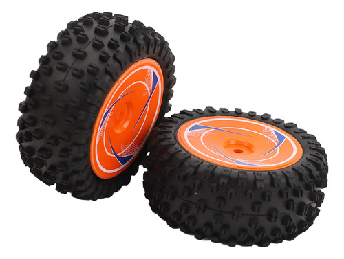 Rc Car Tires 2pcs Rear 75mm Rubber Remote Control Wheels