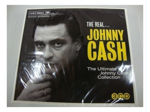 Caja de 3 discos - Johnny Cash - El verdadero Johnny Cash - Importado