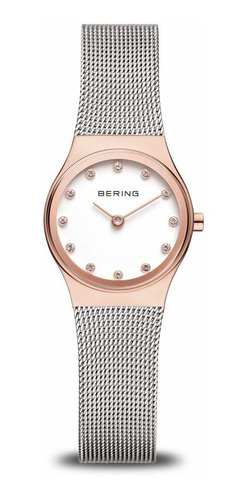 Reloj Mujer Bering 12924-064 Cuarzo Pulso Plateado En Acero 