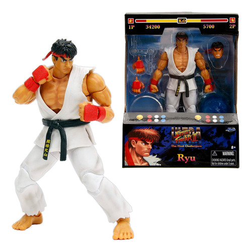 Figura Articulada Ryu Ultra Street Fighter Il Jada Toys