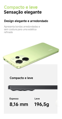 Xiaomi Redmi Note 13/14 Dual Sim 256gb 8gb Global + Nf Preto