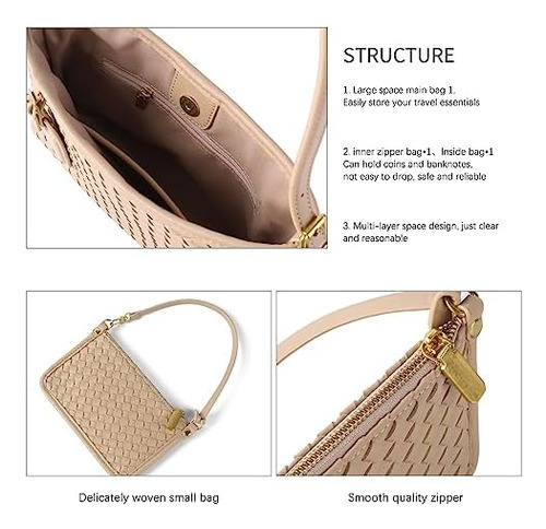 Sharpad Bolso De Mano Tejido Para Mujer Bolsos Para Mujer Bo