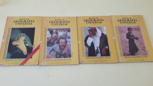 Lote De 4 Revistas De Geografia Universal Edicion Argentina