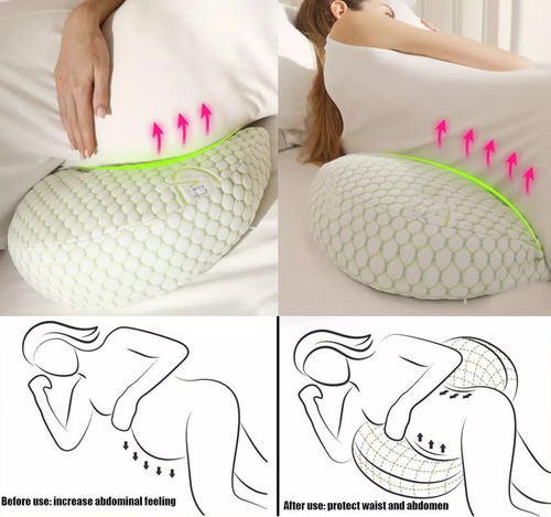 Almohada De Embarazo Lactancia Ajustable Super Suave Alargar