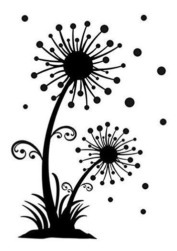 Darice Embossing Folder, Dandelion, 4.25 X 5.75 Inches