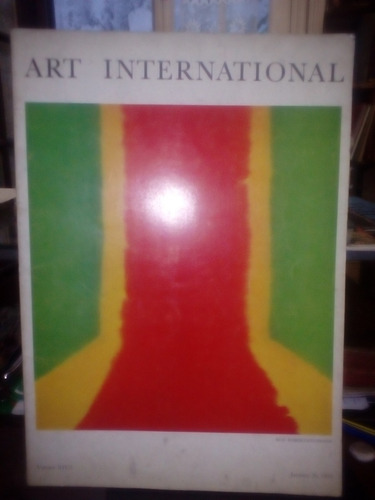 Revista Art International Volume Xiv Nº 1 January 1970