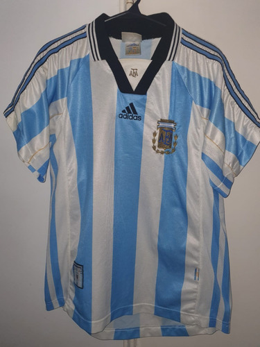 Camiseta Seleccion Argentina Wc1998 adidas Titular #10 T.2