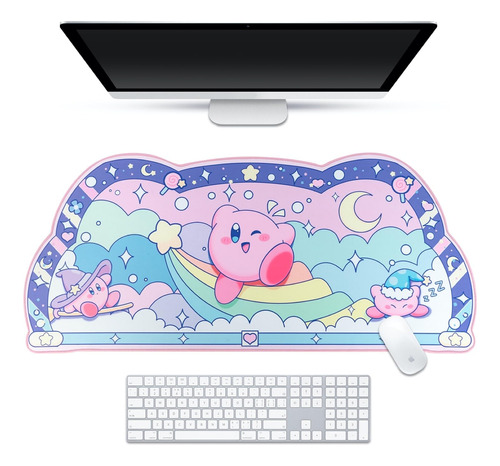 Belugadesign Kirby - Alfombrilla De Escritorio Kawaii Con Te